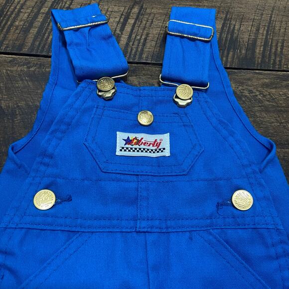Vintage Liberty Blue Bib Overalls Made in the USA Size 12 months - Picture 2 of 9